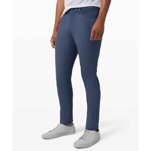 Lululemon ABC Pant Slim Warpstreme Iron Blue Men's Size 35 x 31 EUC
